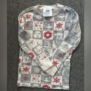 Hanna Anderson Star Wars Christmas PJ top, size 3T